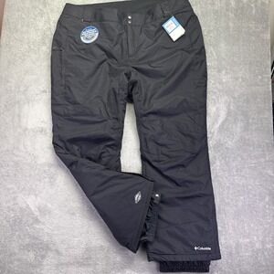 Columbia Womens Bugaboo Ski Snow Pants Black Omni Tech Waterproof 3X Plus Size
